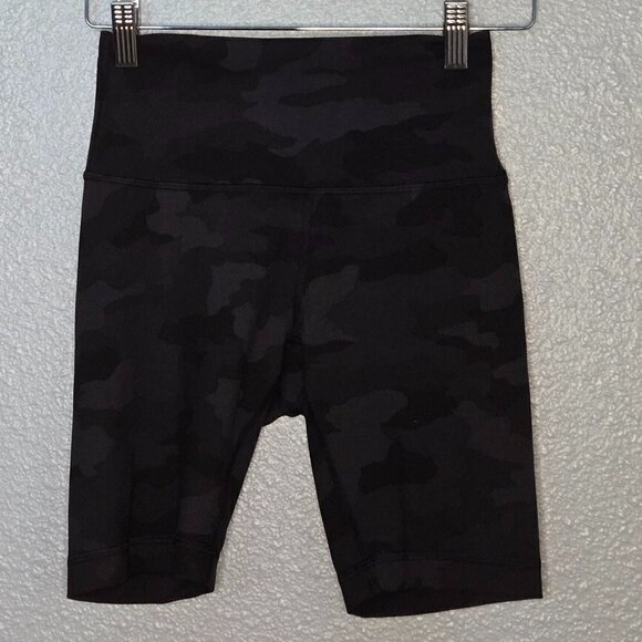 Lululemon Wunder Train High Rise Short 8" - 4 Heritage 365 Camo Deep Coal Multi - Picture 3 of 6